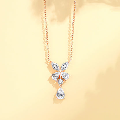 S925 Romantic Starlight Flower Fairy Necklace