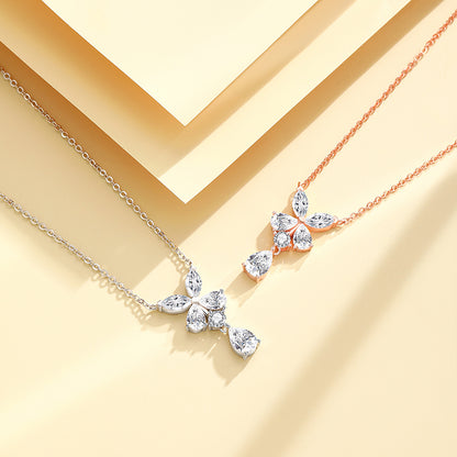 S925 Romantic Starlight Flower Fairy Necklace