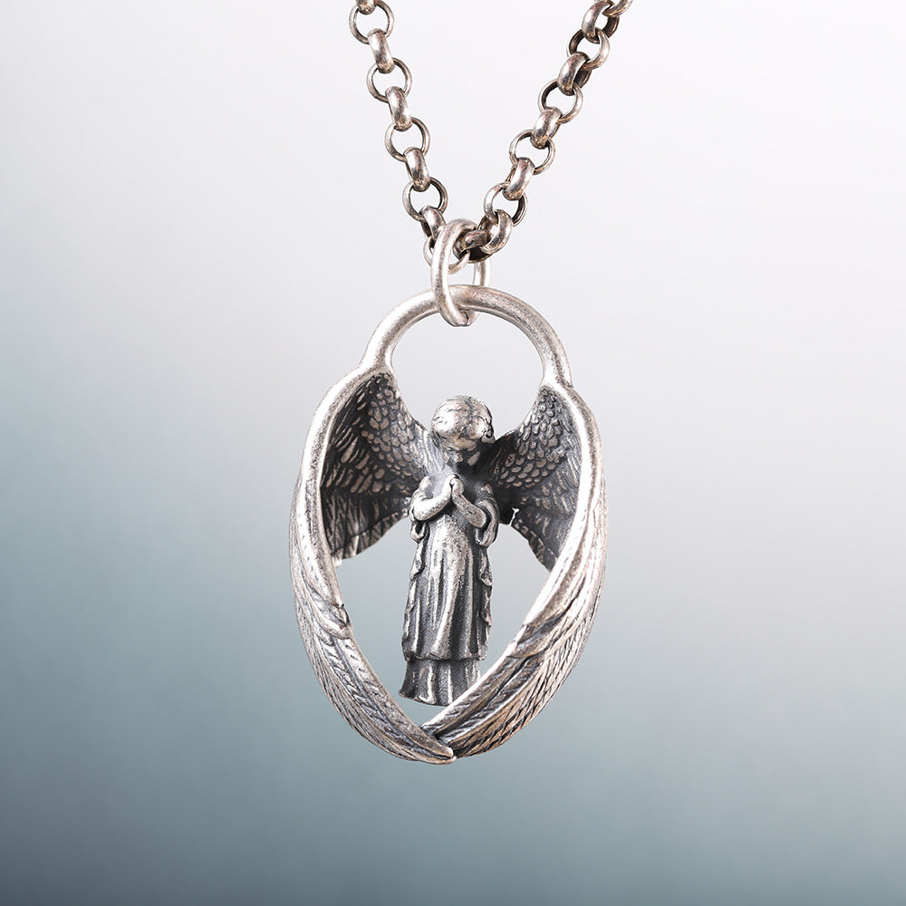 To My Son-S925 You are my angel necklace