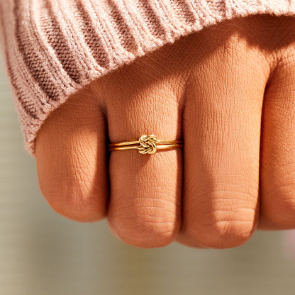 S925 TO MY DAUGHTER DOUBLE KNOT RING