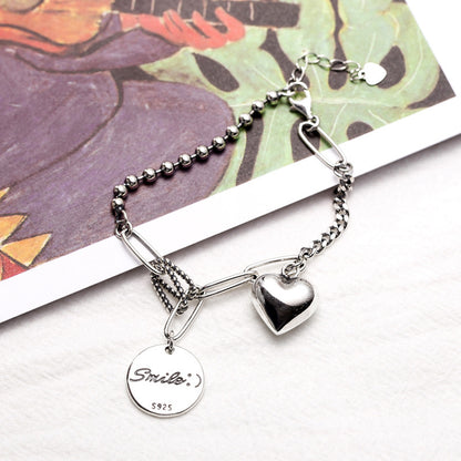 Smile & Heart Charm Bracelet