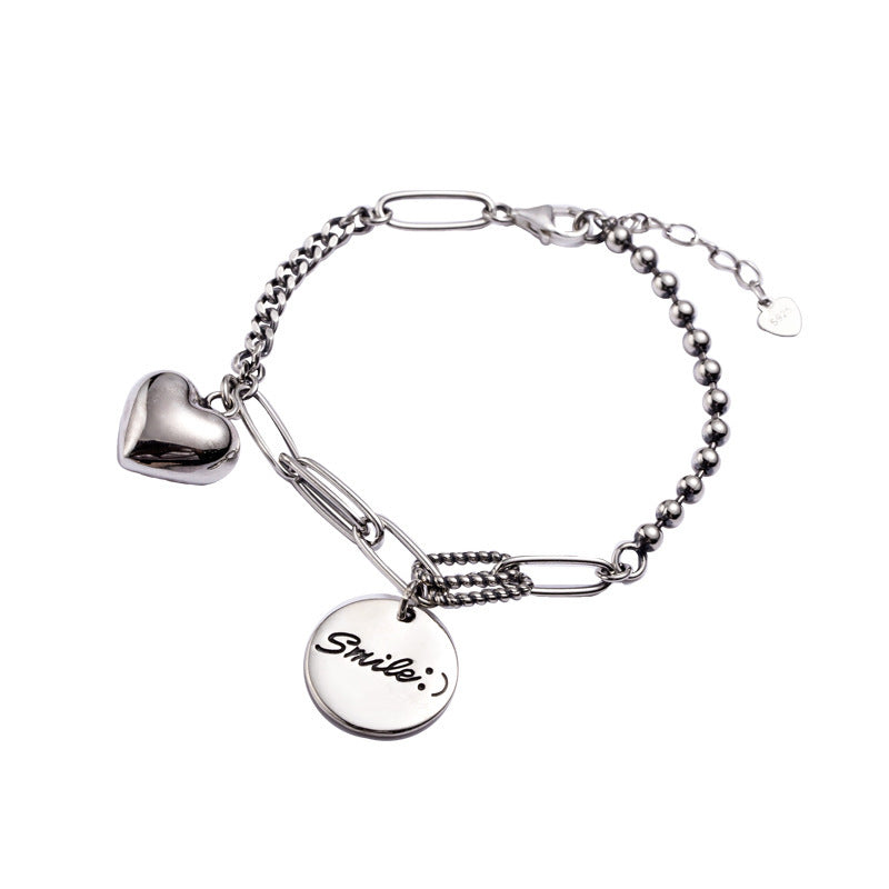 Smile & Heart Charm Bracelet