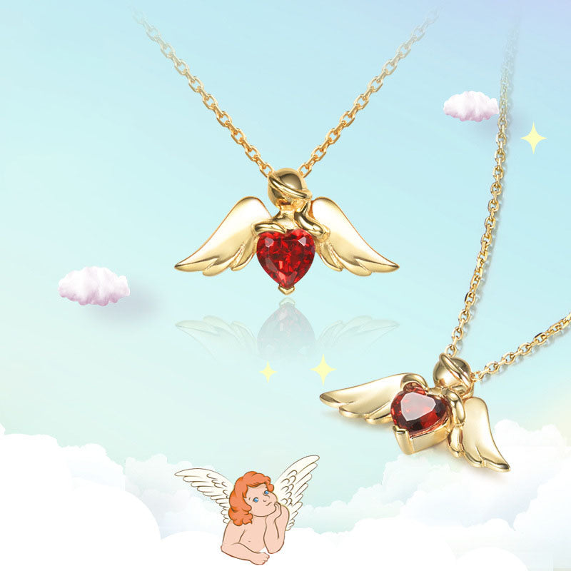 S925 Guardian Angel Necklace