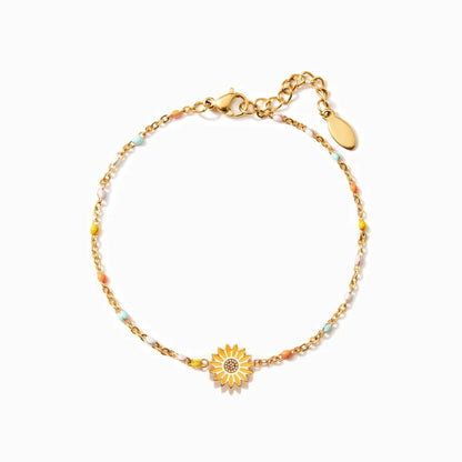 S925 SUNFLOWER BRACELET