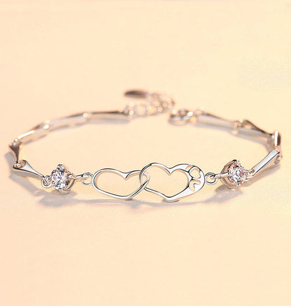 S999 SOUL SISTER HEART BRACELET - CHERISH YOUR BOND