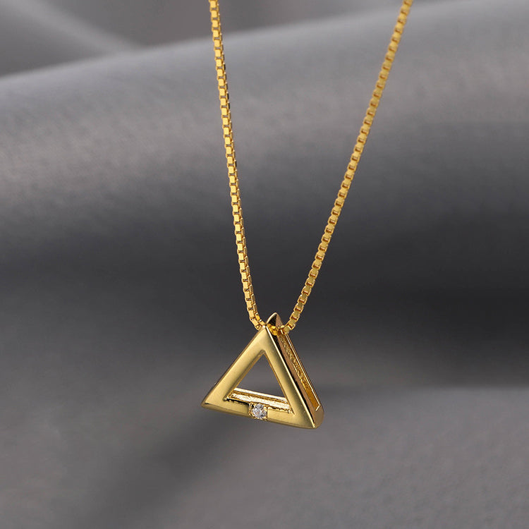 For Friend - My Badass Tribe Triangle Necklace