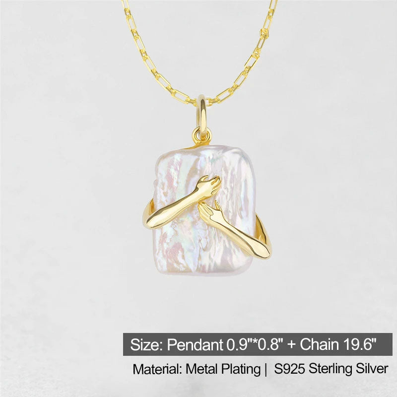 S925 GIVE ME A HUG Necklace