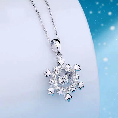 S925 Unique You Snowflake Necklace