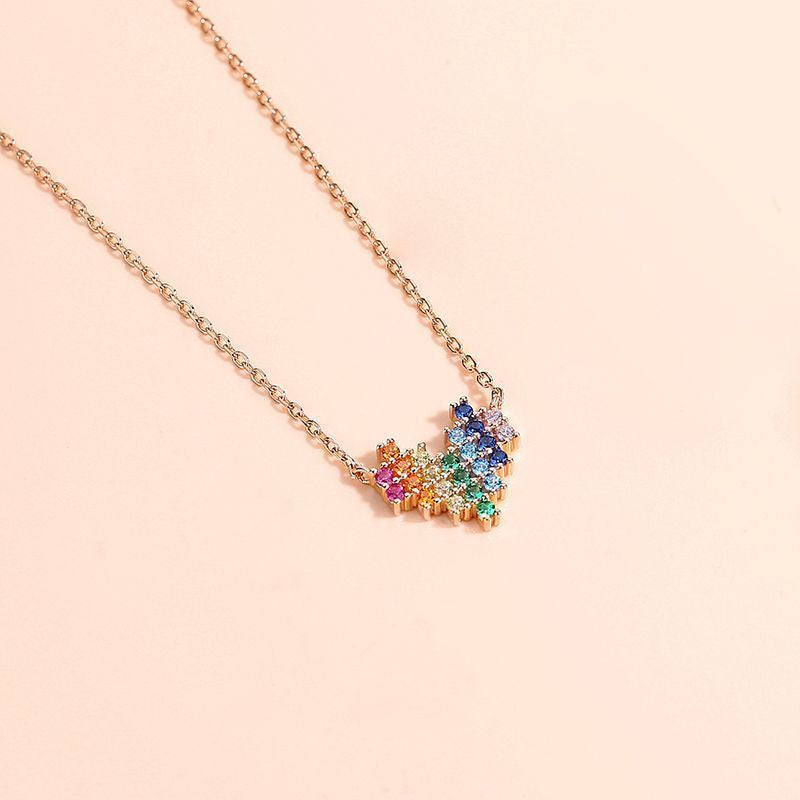 S925 Love Rainbow Necklace