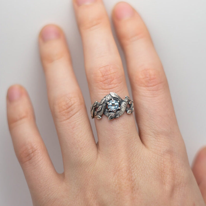 S925 Elven Queen ring