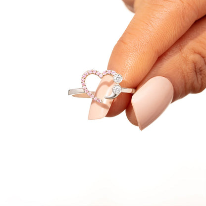 S925 The eternal heart ring