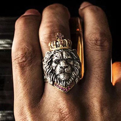 To My Son-S925 Great Lion King Ring