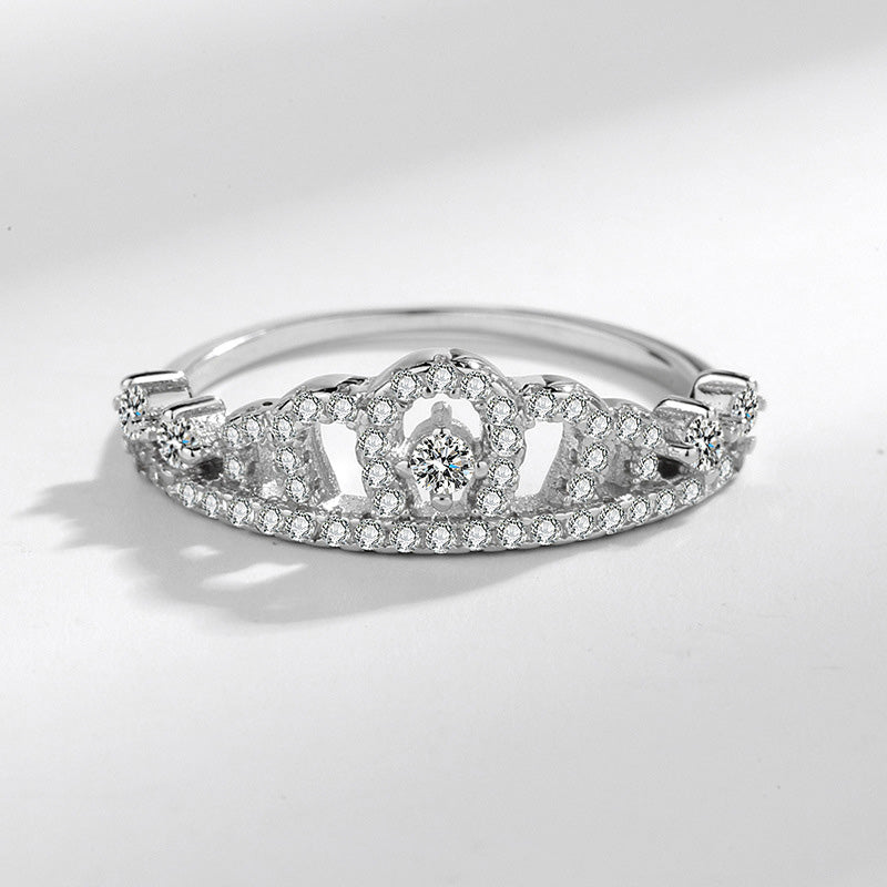 S925 Princess Crown Ring