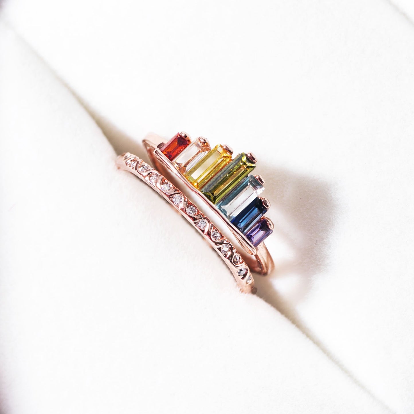 S925 Rainbow Ring