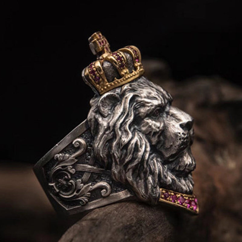 To My Son-S925 Great Lion King Ring