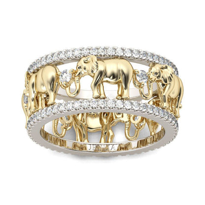 S925  Elephant Ring