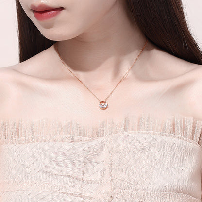 S925 Crescent Necklace