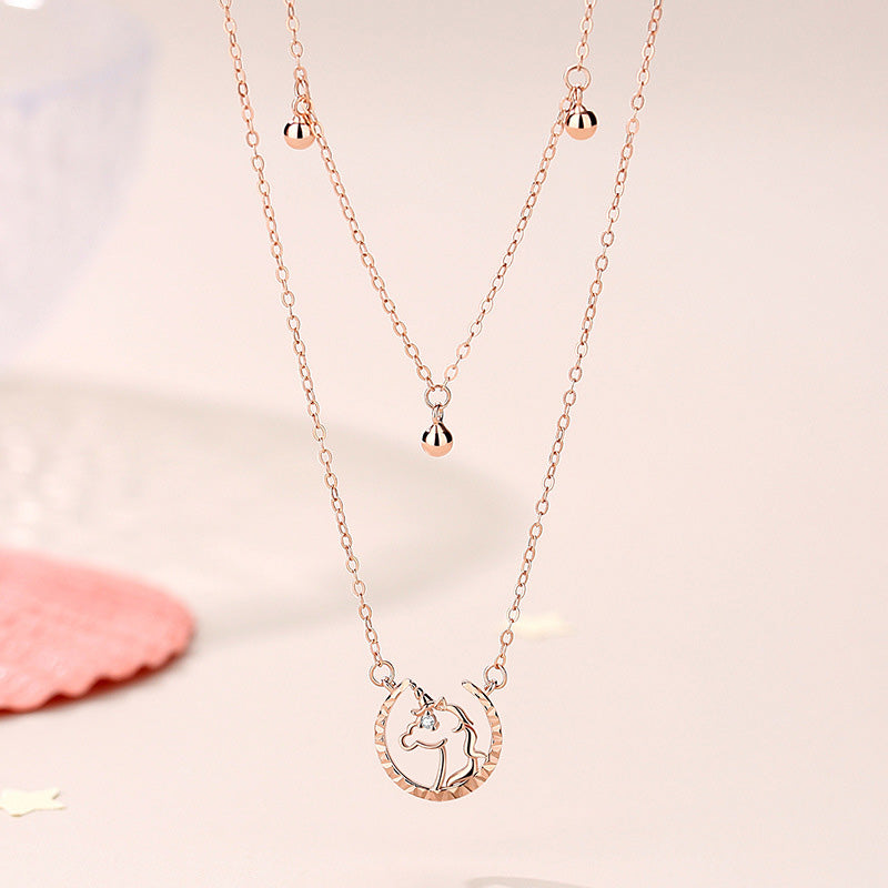 S925 Amazing unicorn necklace