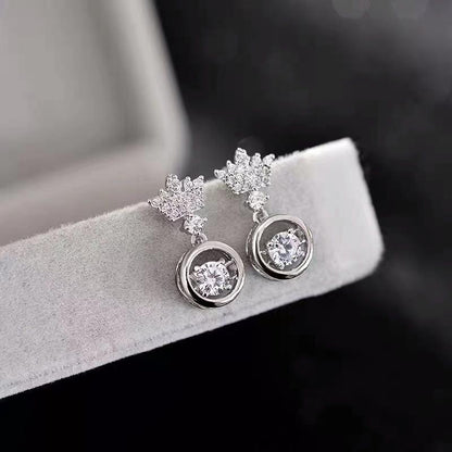 S925 Sparkling Dance Earrings