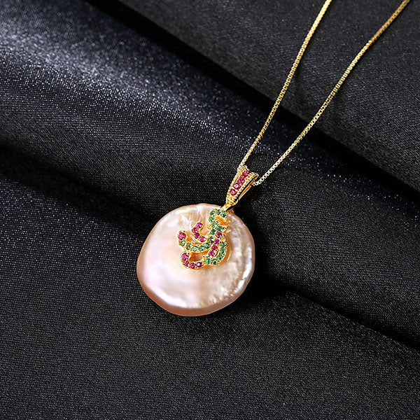 S925 Baroque Pearl Pendant Necklace