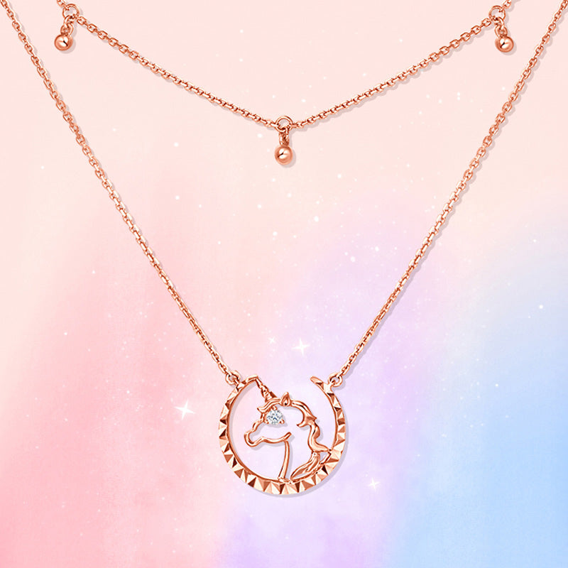 S925 Amazing unicorn necklace