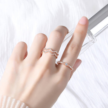 S925 Star Moon Ring