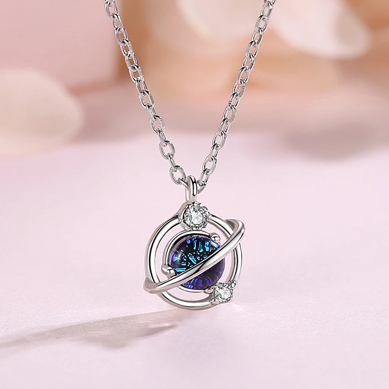 S925 Fantasy Universe Planet Necklace