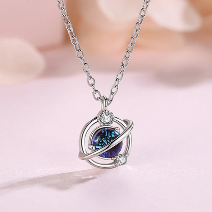 S925 Dream Cosmic Planet necklace