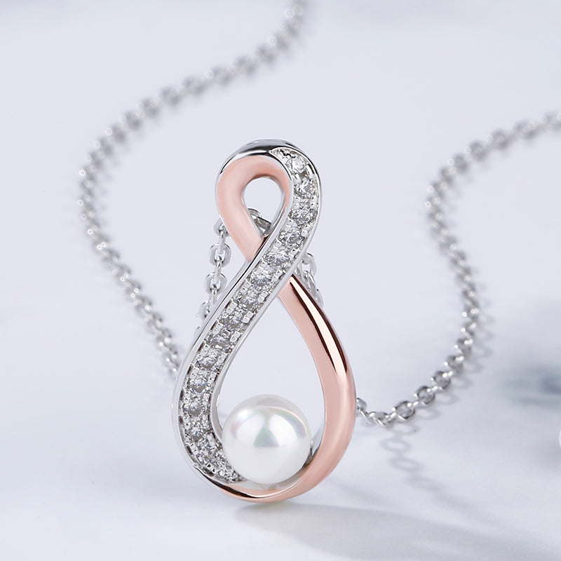 Mother & Daughter Infinity Necklace