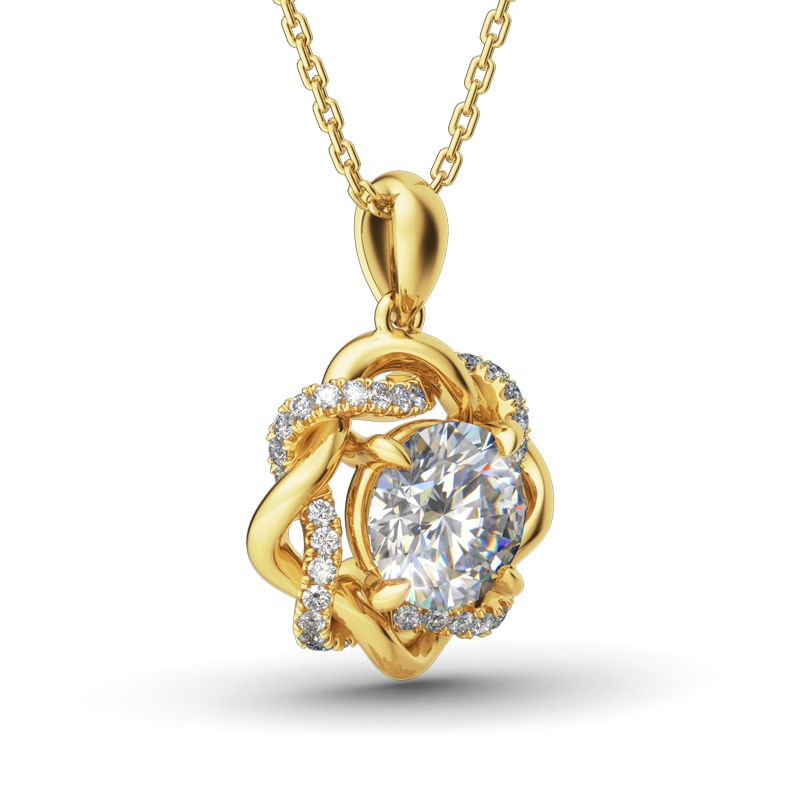 S925  Love Knot Necklace