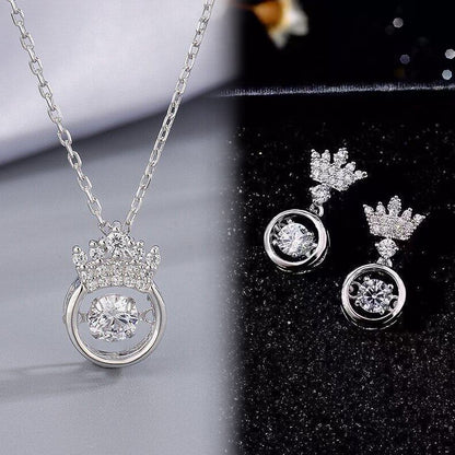 S925 Crown Dance Necklace