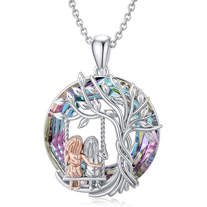 For Soul Sisters -925 Sterling Silver Tree of Life Necklace