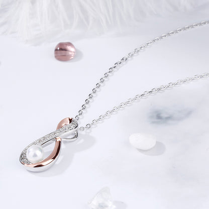 Mother & Daughter Infinity Necklace