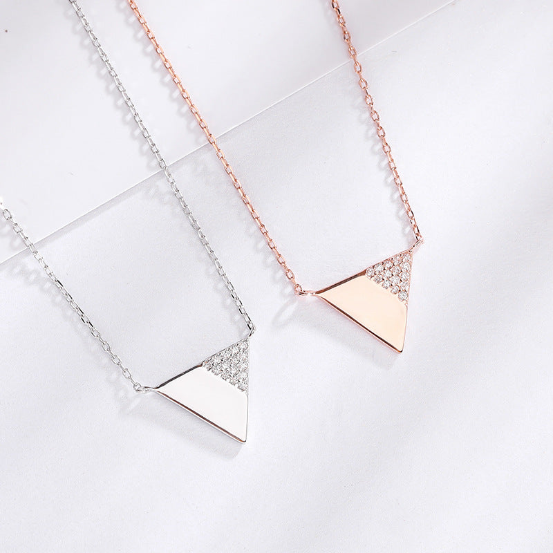 S925 TRIBE TRIANGLES NECKLACE