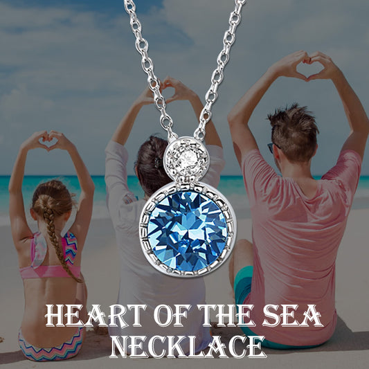 S925 Heart of the Ocean birthday Girl necklace