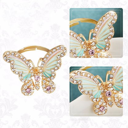 S925 BUTTERFLY KISS RING