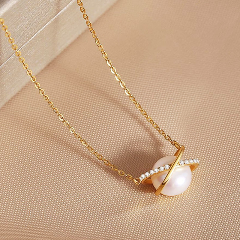 S925 Sun Goddess pearl necklace