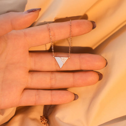 S925 TRIBE TRIANGLES NECKLACE