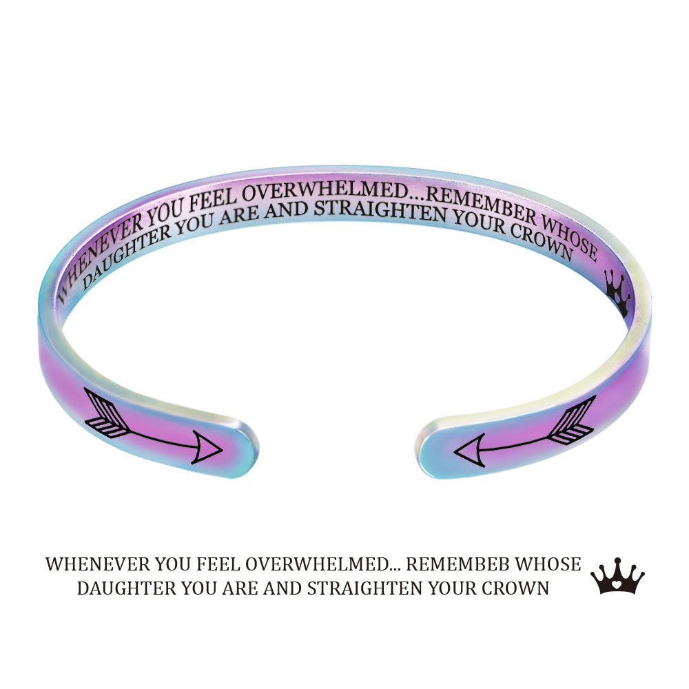 Straighten Your Crown bracelet cuff bangle