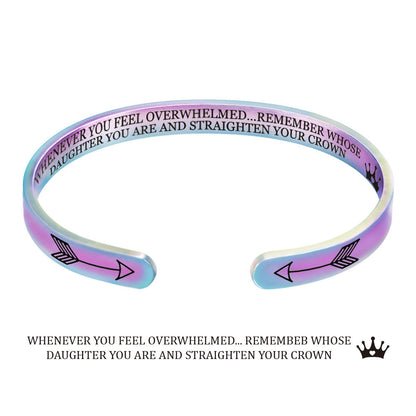 Straighten Your Crown bracelet cuff bangle