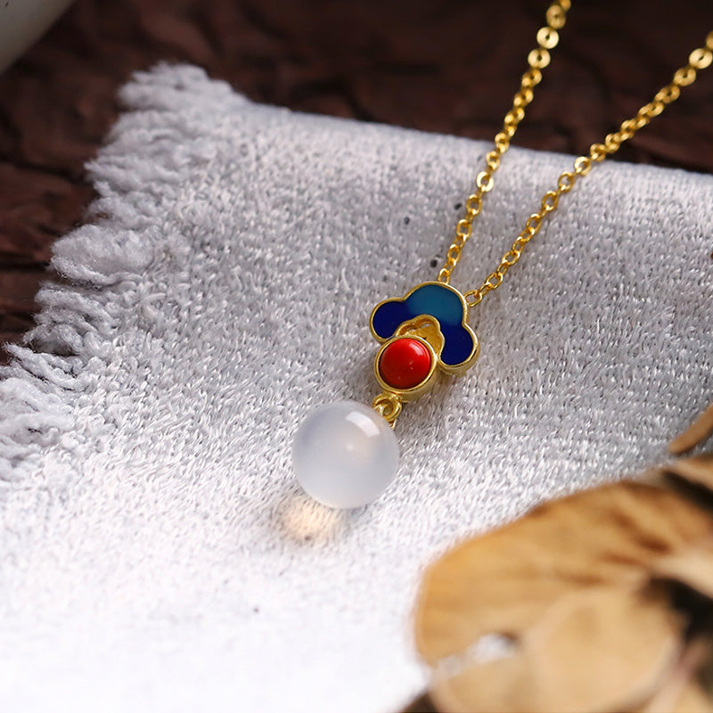 S925 Colorful Cloud Necklace