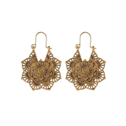 Lotus Mandala Earrings