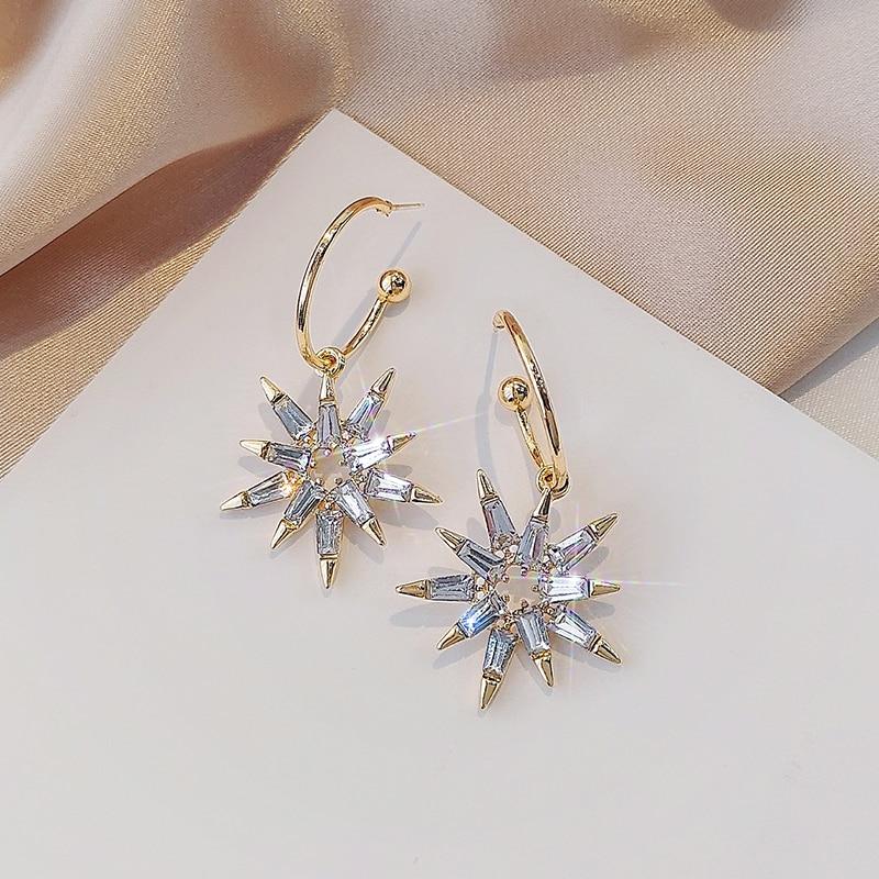 Make A Wish Crystal Star Earrings