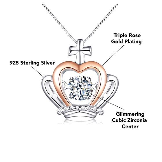 S925 Luxe Crown Necklace