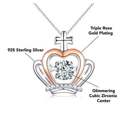 S925 Luxe Crown Necklace