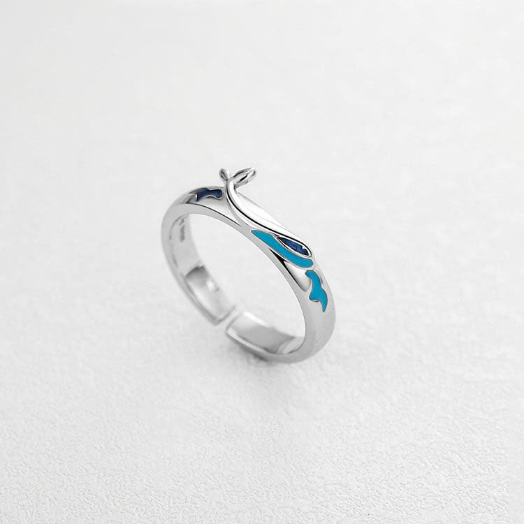 S925 Sea & Whales Ring