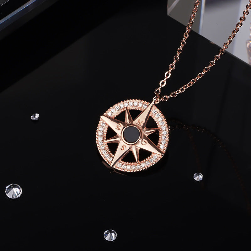 S925 Follow Your Inner Compass Necklace