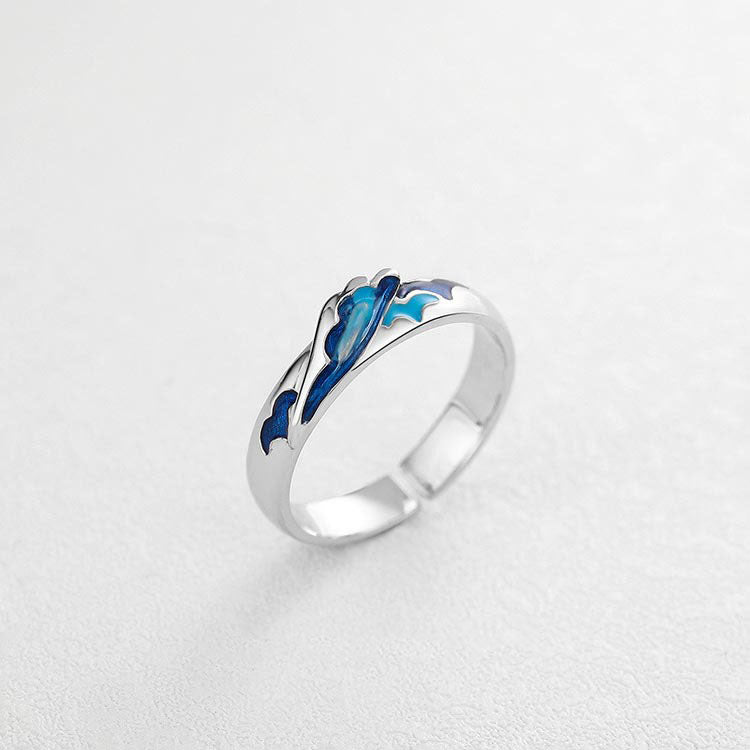 S925 Sea & Whales Ring