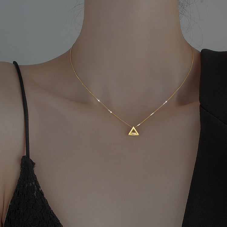 For Friend - My Badass Tribe Triangle Necklace