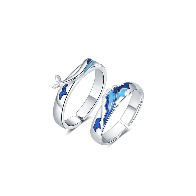 S925 Sea & Whales Ring